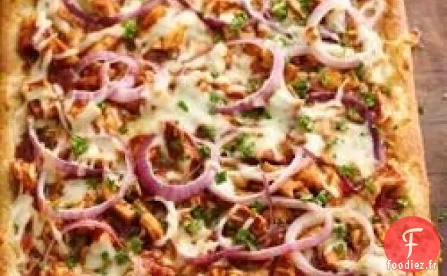 Pizza au Poulet BBQ
