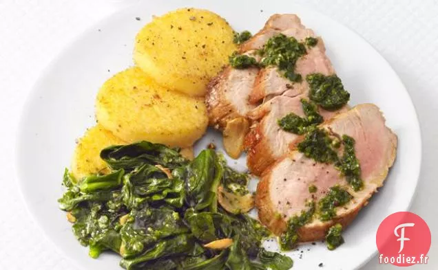 Pesto De Porc À La Polenta