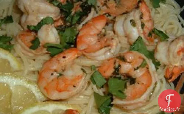 Crevettes au Citron et à la Coriandre