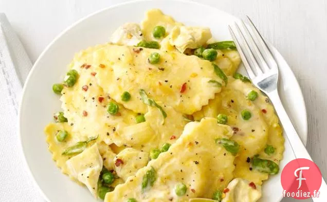 Agnolotti À La Sauce Aux Artichauts