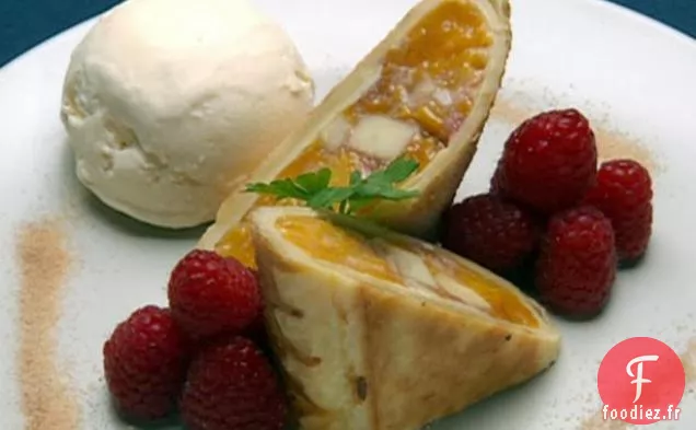 Pâtisserie Façon Strudel aux Baies de Pomme et à la Pêche