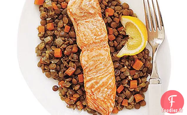 Lentilles au Saumon