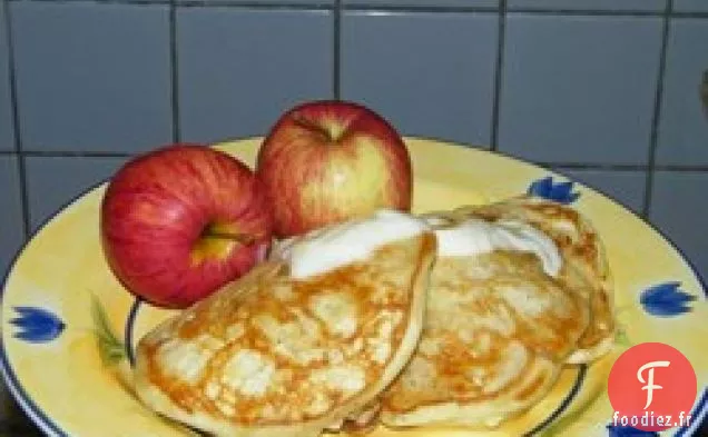 Crêpes au Yogourt aux Pommes