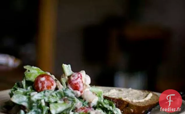 Salade de Lentilles Avec Vinaigrette Crémeuse