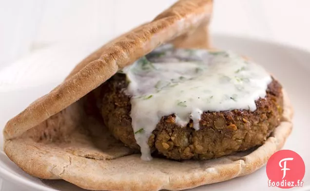Burgers épicés aux Lentilles et aux noix