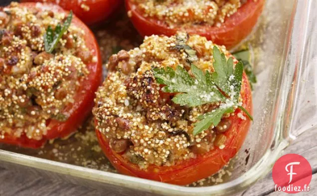 Tomates Farcies Au Quinoa Et Lentilles