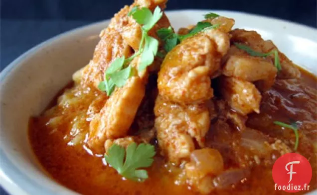 Poulet Et Lentilles à la Marocaine