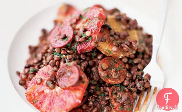 Ragoût de Lentilles aux Oranges