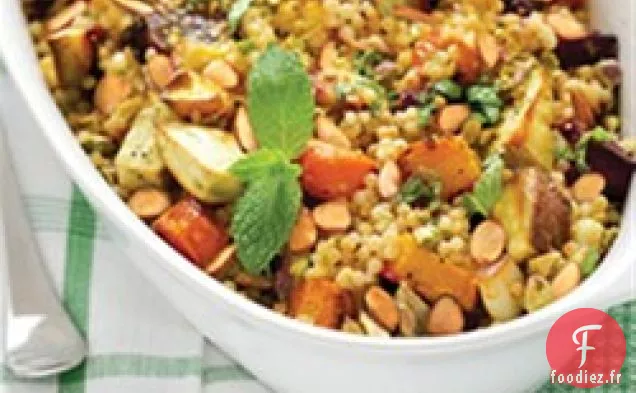 Couscous à la Courge Musquée et aux Canneberges