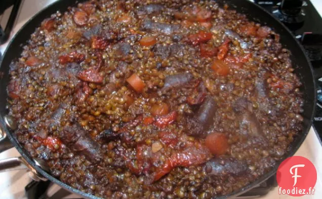 Saucisse De Merguez Aux Lentilles Françaises