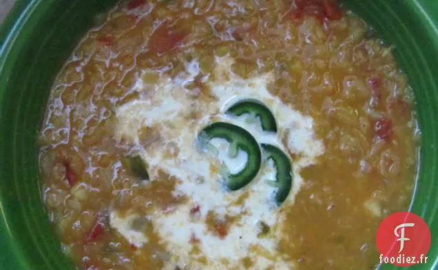 Soupe aux Lentilles Rouges et au Lait de Coco
