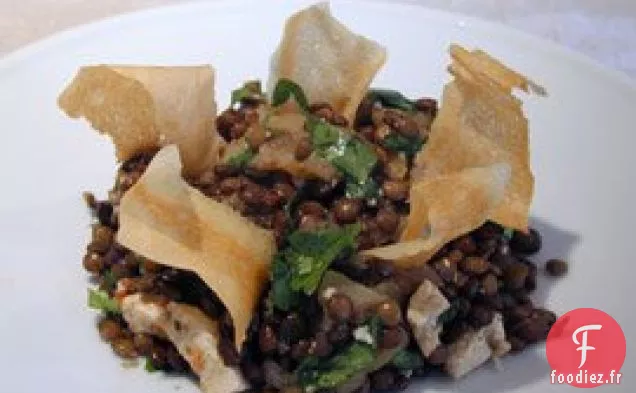 Salade De Lentilles Aux Pommes Et Au Cumin