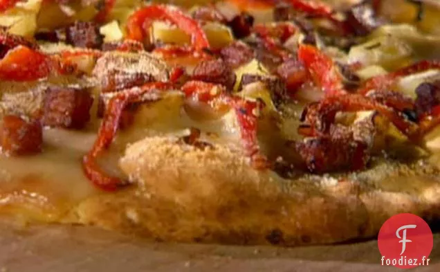 Pommes de terre et Pancetta, Pizza