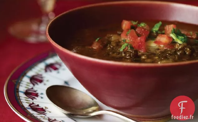 Soupe Aux Lentilles Noires