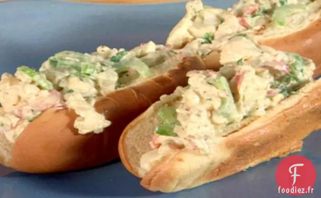 Rouleaux de Homard à la Mayonnaise au Curry