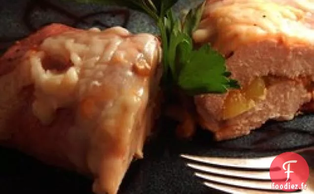 Poitrine De Poulet Sucrée Enveloppée de Bacon