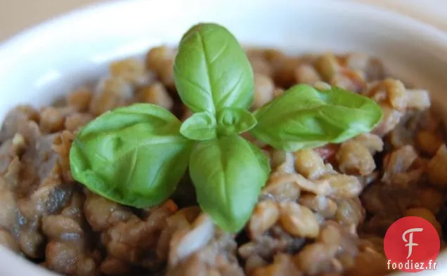 Ragoût de Lentilles et de Poulet à l'Italienne
