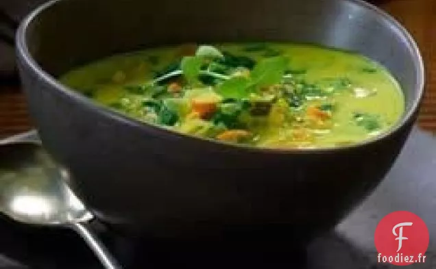 Soupe au Curry et au Lait de Coco
