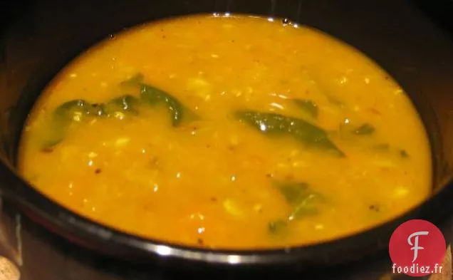 Ragoût de Lentilles Rouges et de Courges