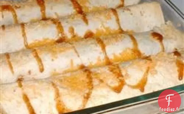 Trois Enchiladas de Pommes De Terre à la Poêle