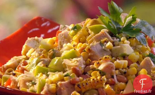 Salade Mexicaine Hachée avec Vinaigrette au Cumin Grillé