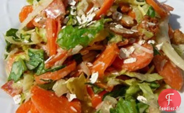 Salade César aux Carottes et au Pepperoni