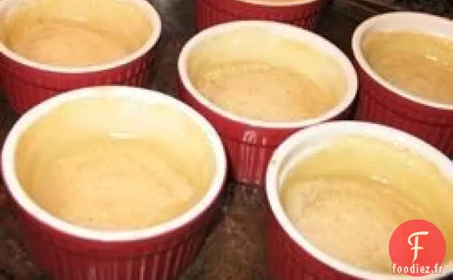 Gâteaux Caillés Coagulés avec de la Mousse