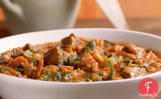 Ragoût d'Agneau et de Lentilles au Curry