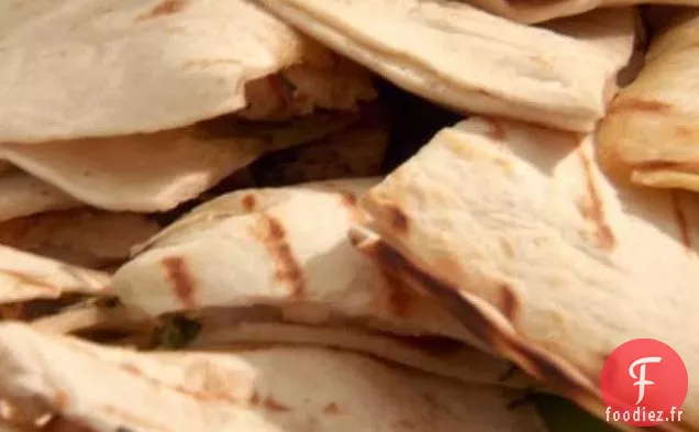 Quesadillas au Poulet au Pesto de Gordon et Gary