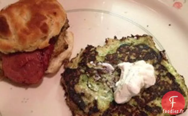 Crêpes aux Courgettes à Faible Teneur En Glucides
