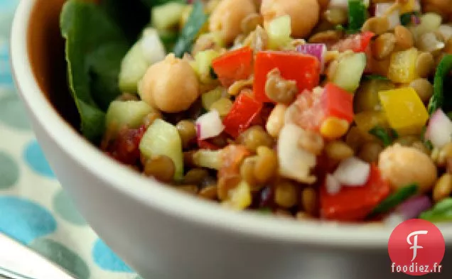 Salade De Lentilles Et Légumes