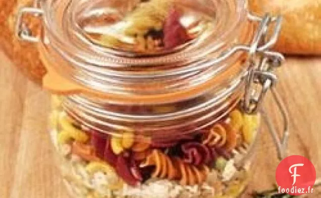 Mélange de soupe d'Amour dans un pot