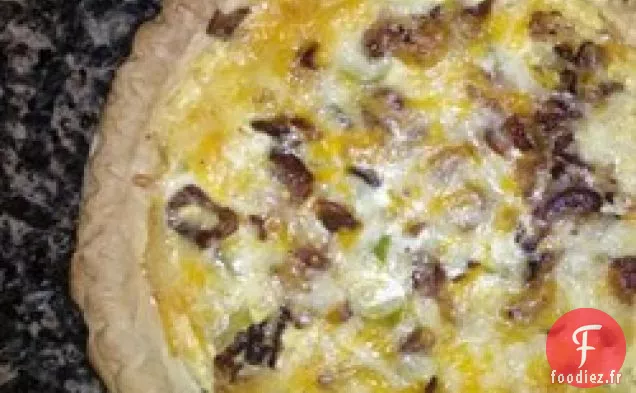 Quiche aux Asperges et Champignons