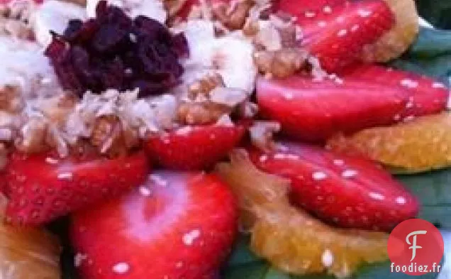 Salade d'Épinards et de Miel aux Fruits