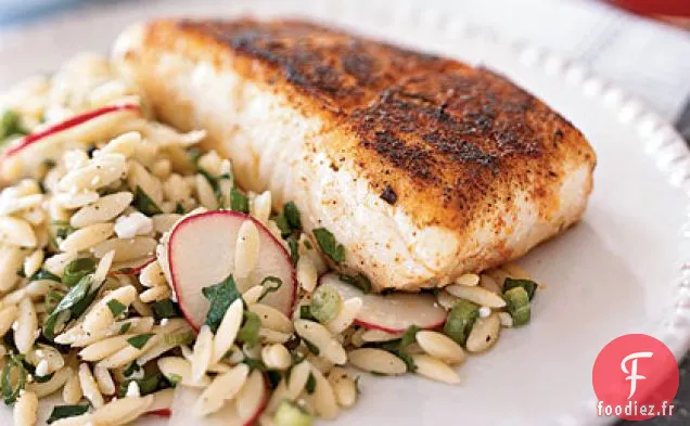 Flétan Noirci à la Rémoulade