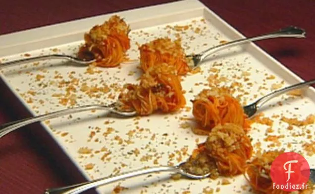 Spaghetti avec une torsion