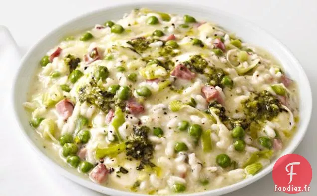 Risotto au Pesto et Petits Pois