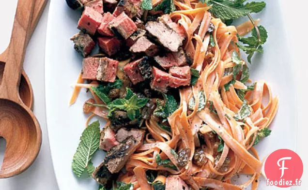 Salade d'Agneau Marocaine Aux Carottes et à la Menthe