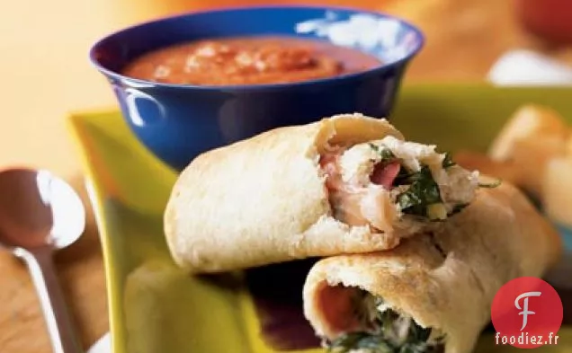 Strombolis au Prosciutto et au Gruyère