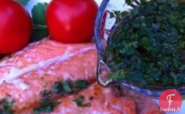Sauce Asiatique au Citron Vert et à la Coriandre Pour le Saumon