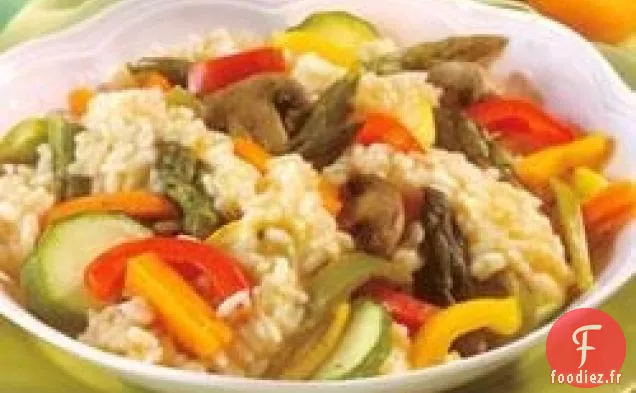Risotto de Légumes de Printemps Rôtis