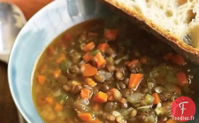 Soupe aux Lentilles de 15 minutes