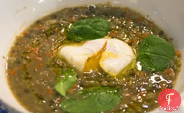 Soupe De Lentilles Aux Légumes D'Hiver