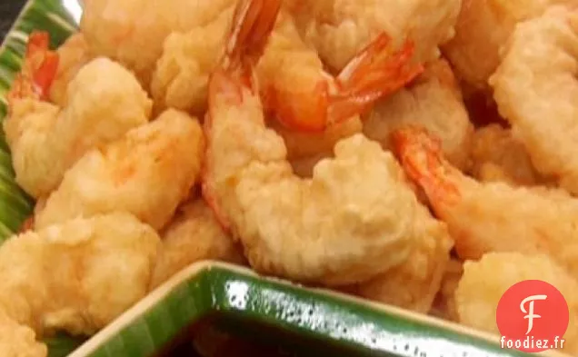 Crevettes en Pâte Tempura Croustillante