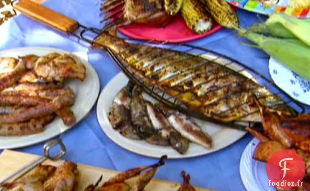 Poisson Bleu Grillé Entier