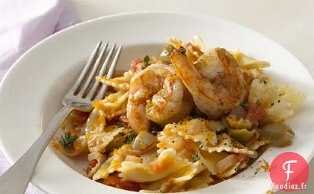 Crevettes Espagnoles et Farfalle
