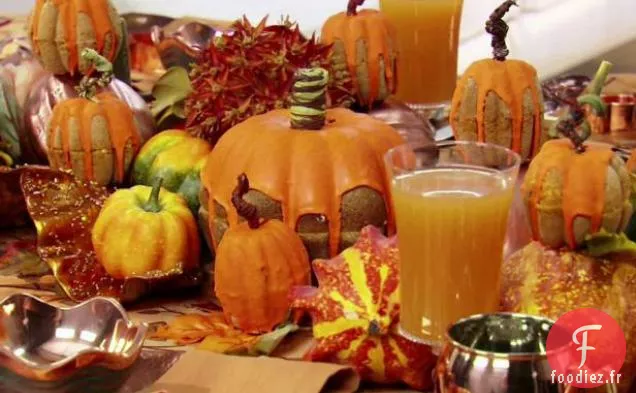 CENTRES DE TABLE DÉCORATIFS Pièce Maîtresse de Patch de Citrouille