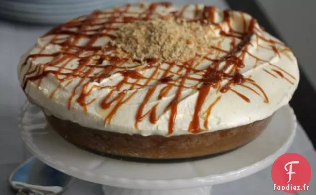 Tarte au Pouding aux Bananes au Caramel Salé