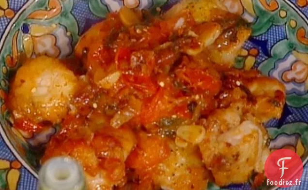 Lotte à la vapeur: Polpo à Umido