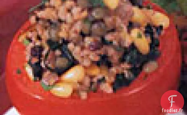 Tomates Farcies au Boulgour et aux Pignons de Pin